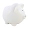 Polarx 7.0 Inch Piggy Bank Large White Everyday Bank , Multi Seasonal Decor Decorative Piggy Bank
